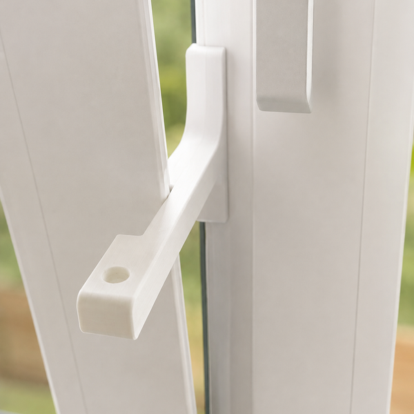 Fensterstopper, Fensterfeststeller, Fensterkeil, Fensterfixierung für gekippte Fenster zum klemmen