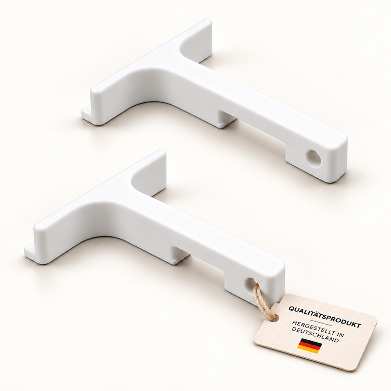 Fensterstopper, Fensterfeststeller, Fensterkeil, Fensterfixierung für gekippte Fenster zum klemmen